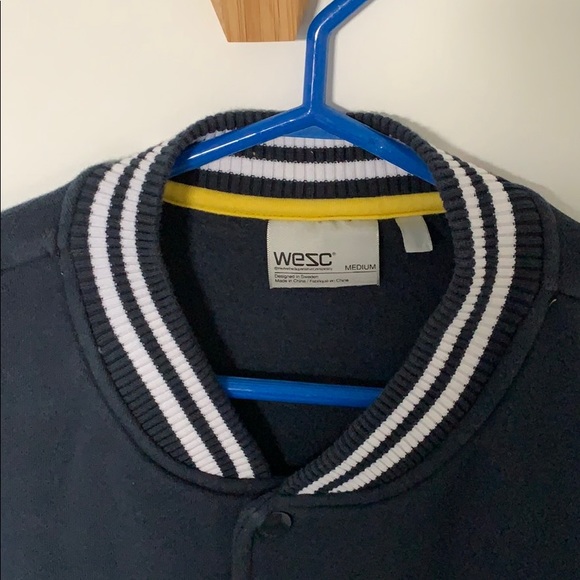 Men’s WESC letterman’s jacket/sweater - Picture 3 of 4